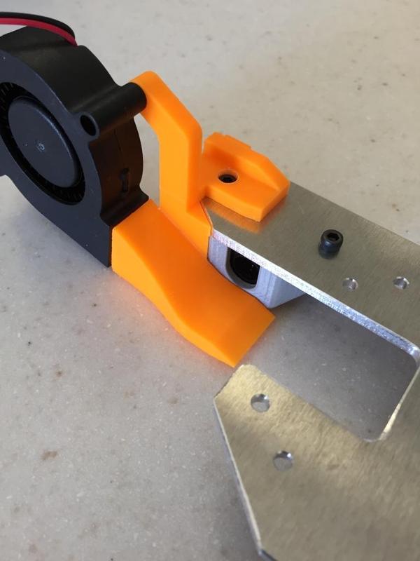 RB1 Part Cooling Duct - For Low Profile v2-1 Bearing holders