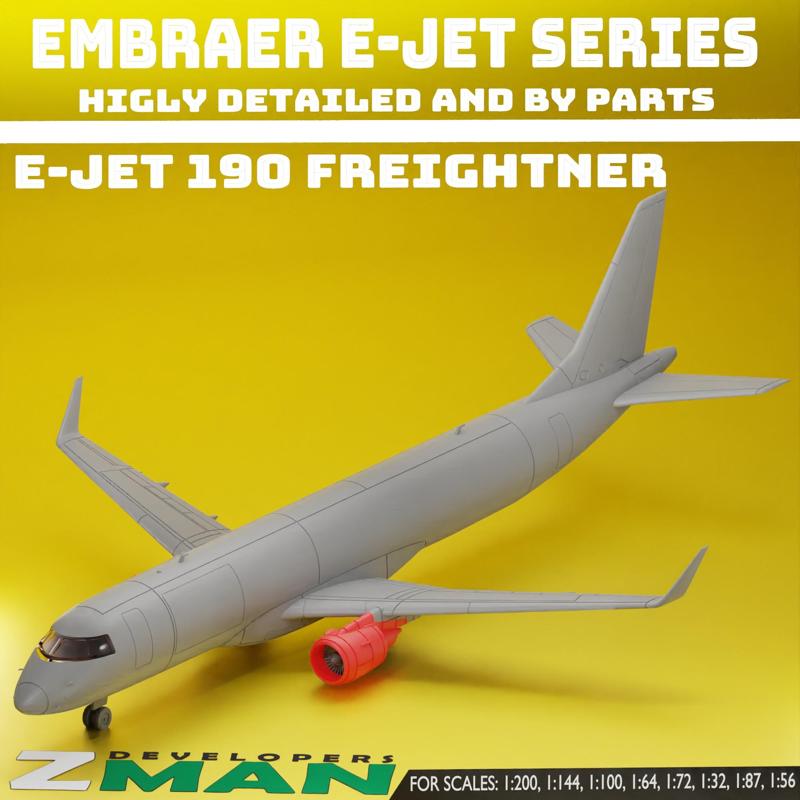 Embraer 190F  (FREIGHTNER) V6 (2 IN 1)