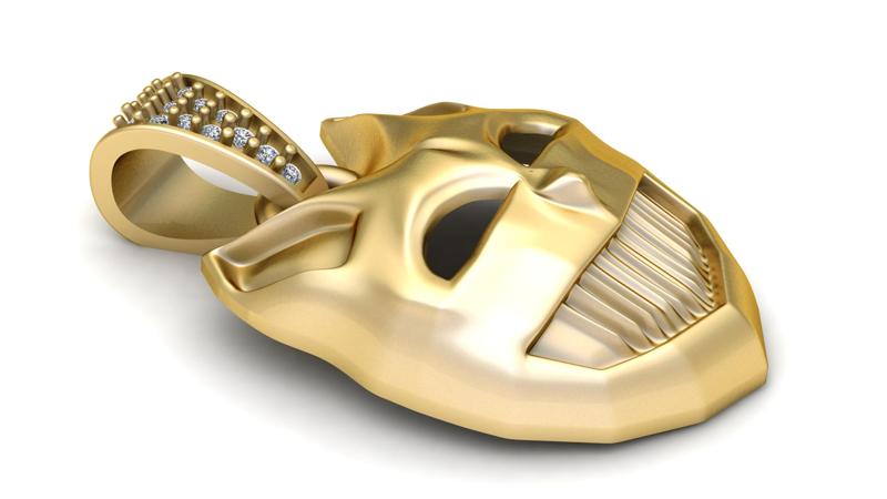 Polished Phantom Pendant 3D Printable Model