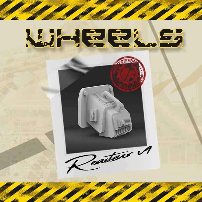 Gaslands  wheels 1/64 KAVANFACTORY reactor v4
