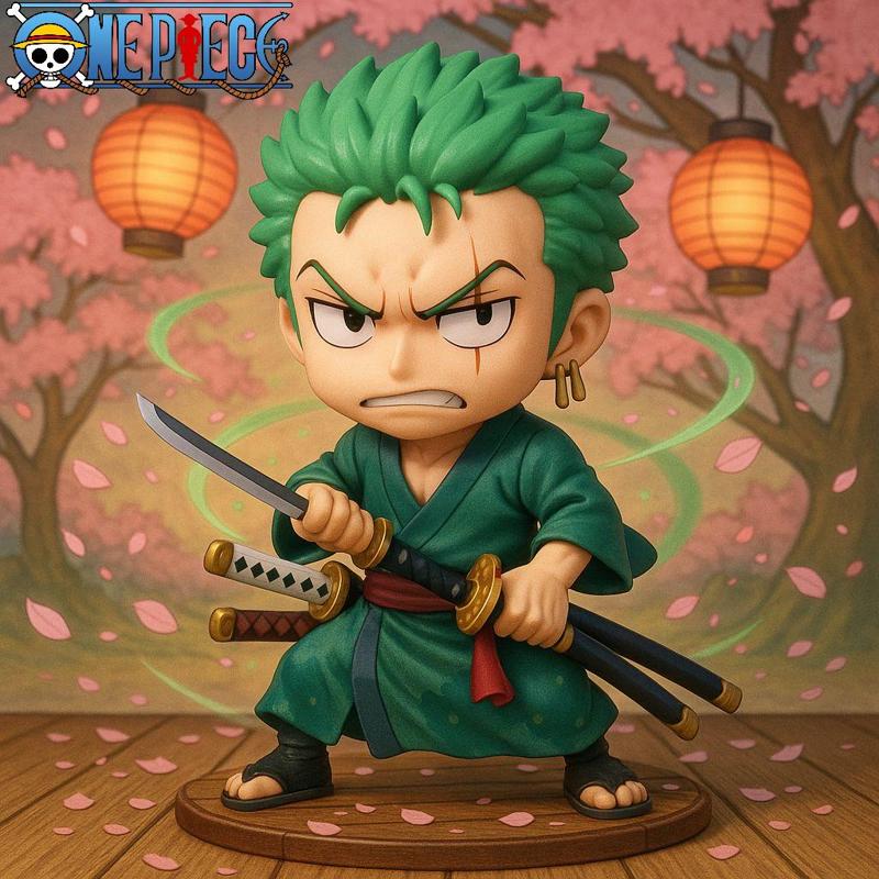 Roronoa Zoro Chibi Figure - One Piece STL