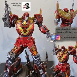 Rodimus Prime G1 - Autobot Transformers 3D Collectable Model STL