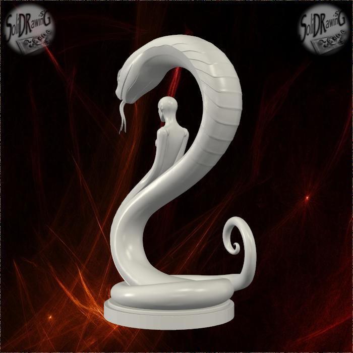 Serpent Woman Hybrid Statue – SoliDRawinGs SG948