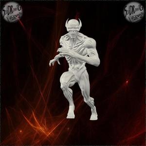 Running Skeleton Demon Creature – SoliDRawinGs SG996