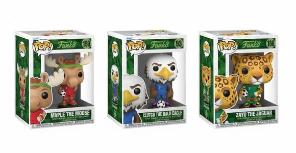 Exclusive Collection Pack: 2026 World Cup Mascots Funko Pop!