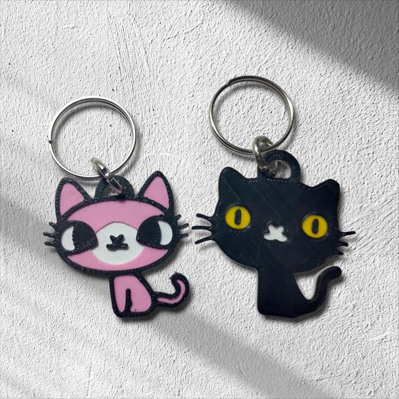 Mio and Yani' Couple Key Rings