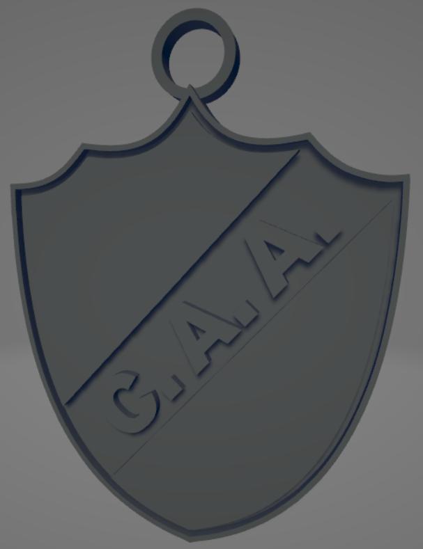 Llavero bicolor del Club Atlético Alvarado