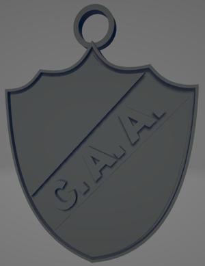 Llavero bicolor del Club Atlético Alvarado