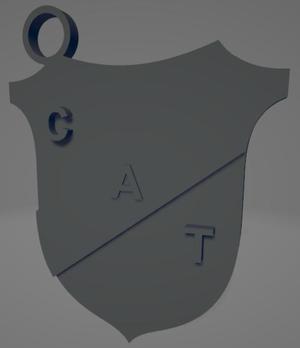 Llavero bicolor de Club Atlético Temperley