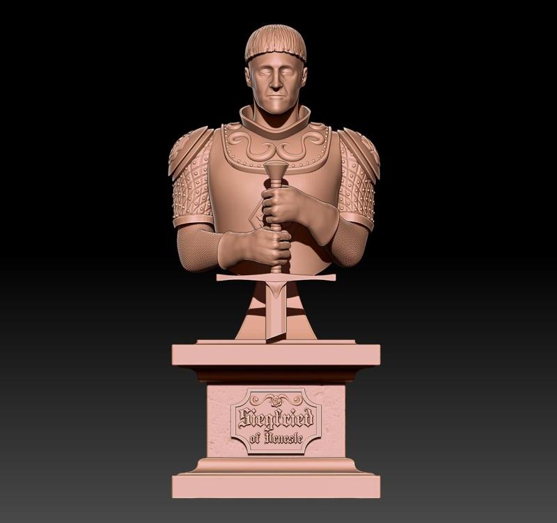 Siegfried of Denesle bust