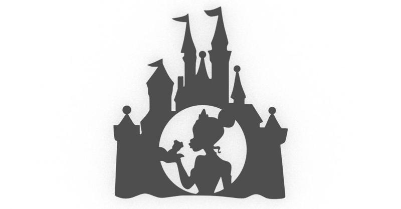 DISNEY CASTLE The princess and the frog