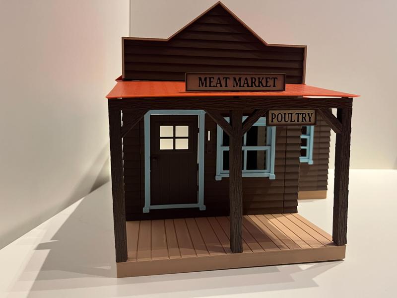 playmobil western - meat market