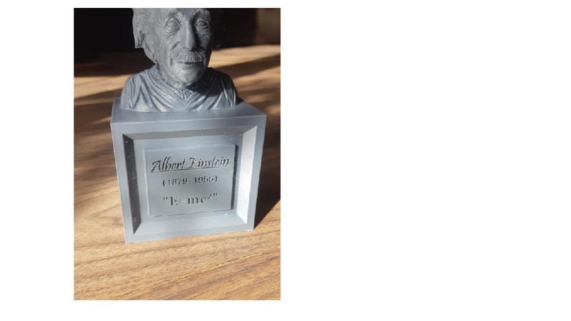 Einstein bust support