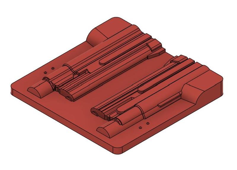 H&K VP9 W/ Olight PL-Turbo Holster Vac Press Mold