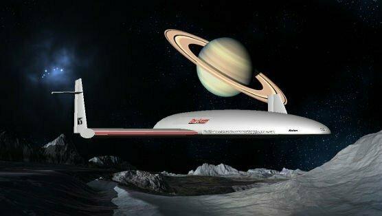 Sci-Fi Whimsy: Rutan design based space shuttle