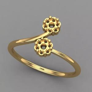 Wedding Engagement Women Ring 3D print model 3D print mode
