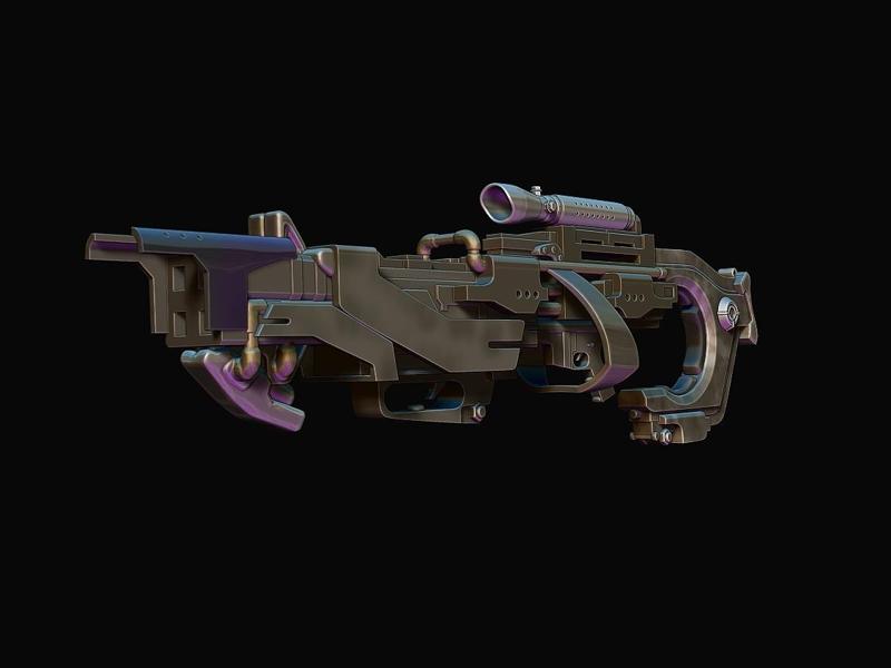 Rocket Raccoon Rifle Guardians of the Galaxy 3d digital file