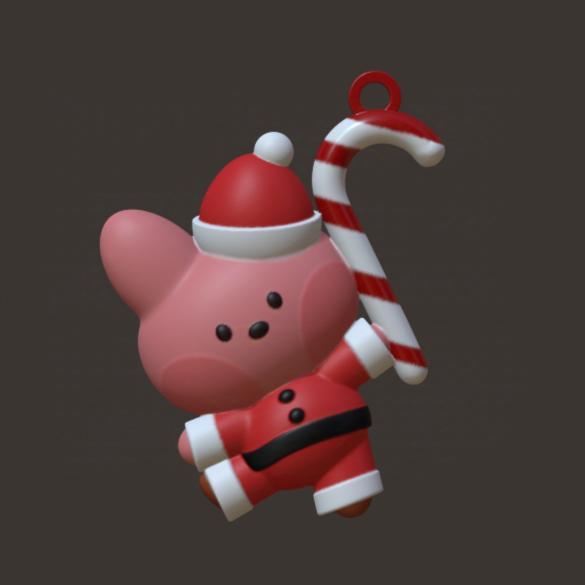 BT21 Christmas Tree Ornament - Candy Cane Cooky