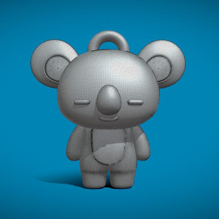 Koya keychain STL