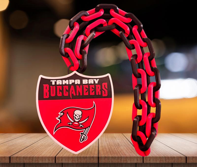 BUCCANEERS TAMPA BAY NFL SHIELD CHAIN