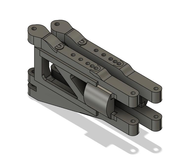 Traxxas Rustler 4x4 reinforced suspension arms rear