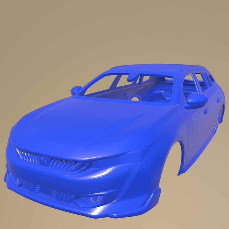 Peugeot 508 SW PSE 2021 PRINTABLE CAR BODY