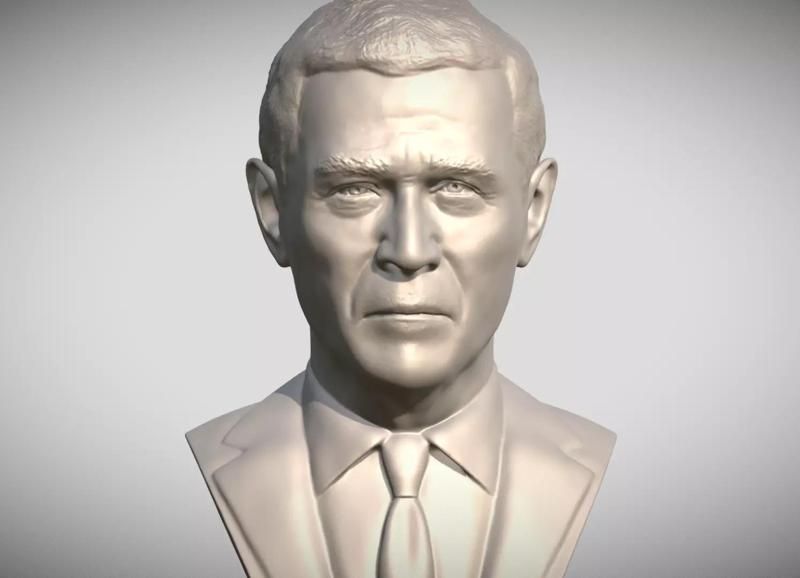 George W Bush bust