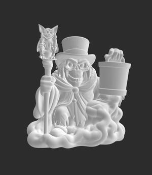 Haunted Mansion Hatbox Ghost - Caretaker of 999 happy haunts