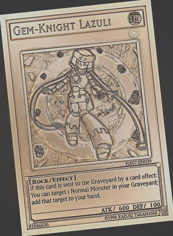 Gem-Knight Lazuli - yu-gi-oh