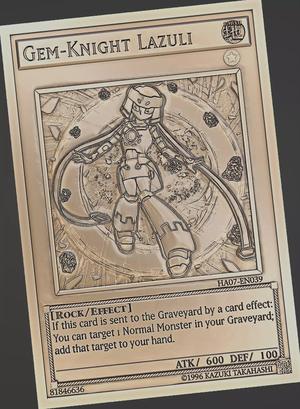 Gem-Knight Lazuli - yu-gi-oh