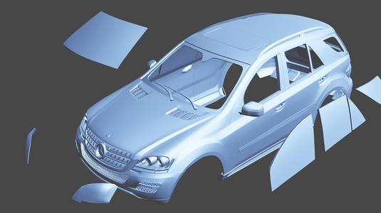 mercedes bodywork mercedes ml 320 cdi 4matic 313 mm