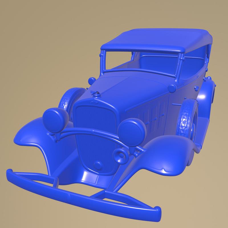 Chevrolet Confederate Phaeton 1932 printable car body