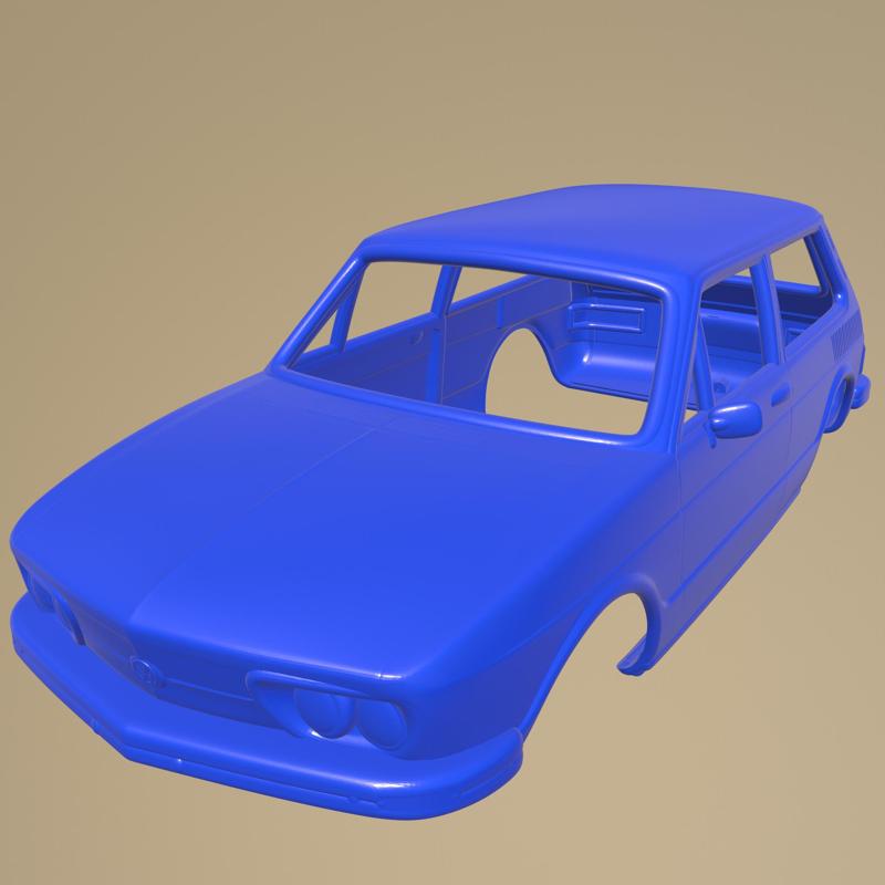 Volkswagen Brasilia 1973 Printable Car Body