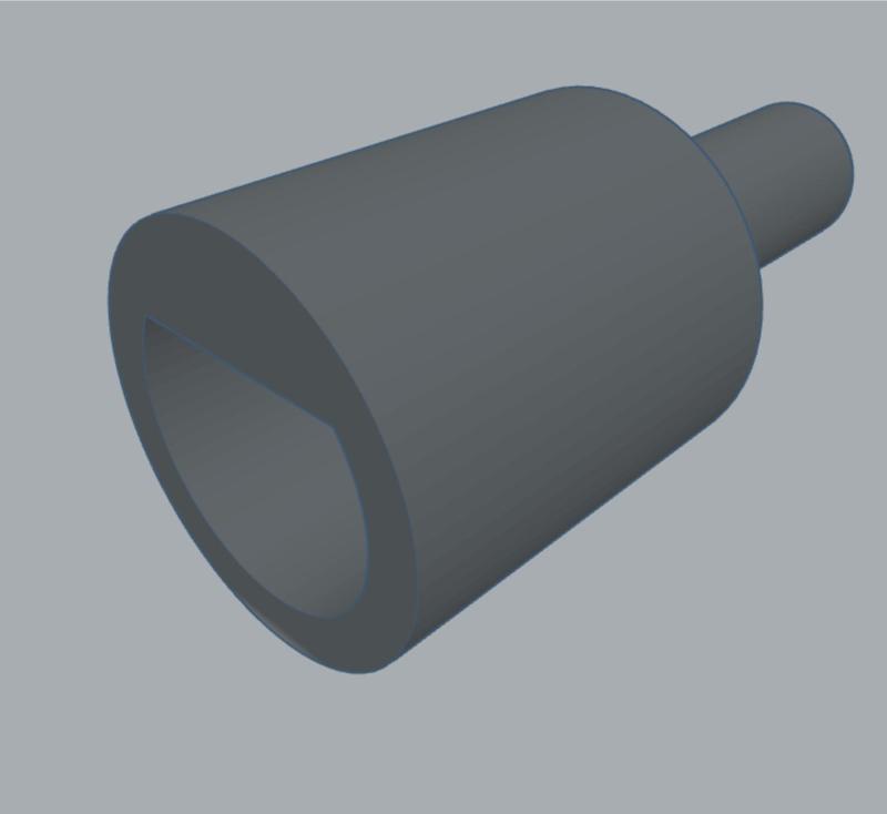 5mm to 3.175mm motor shaft adapter