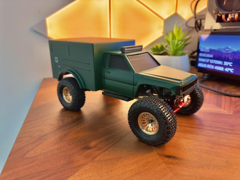 SCX24 Pinched Toyota Rear Extension Mod