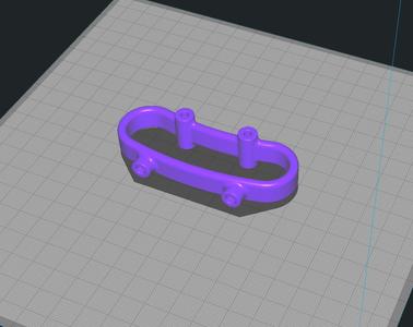 Traxxas Revo 3.3/Summit Front Bumper Mount (Model# 5335A alternative)