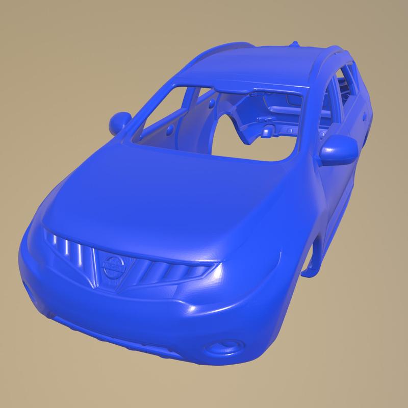 Nissan Murano 2009 Printable Car Body