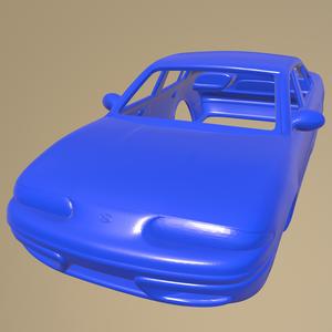 Oldsmobile Alero 1998 Printable Car Body