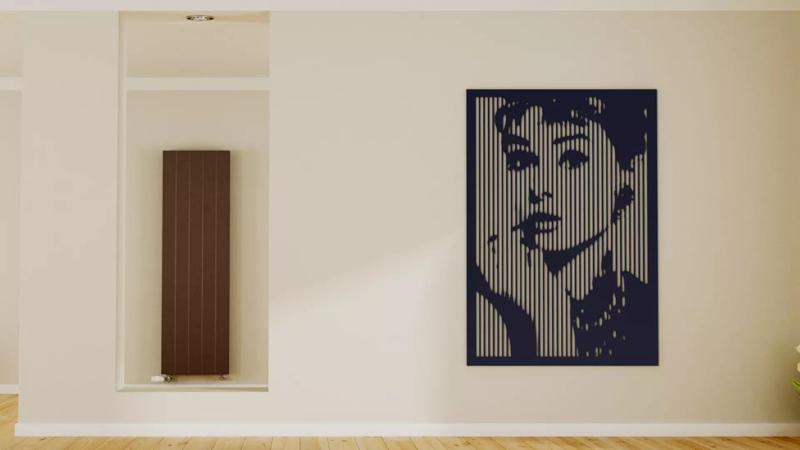 Halftone wall sticker AUDREY HEPBURN 04