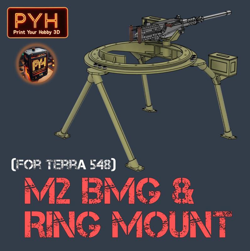 Ring Mount & M2 Browning .50 cal for Terra 548