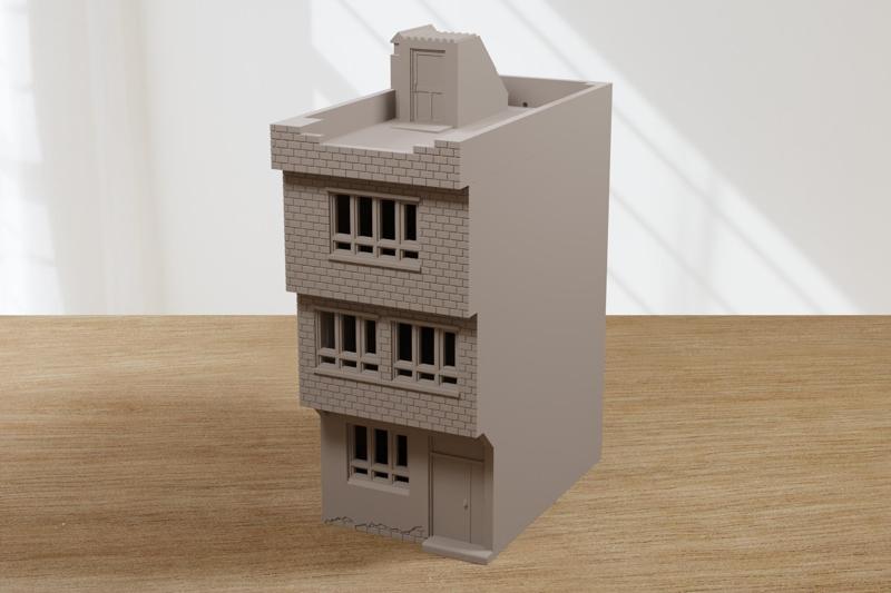 Modern Arab Urban Building MET_01 - Modern Warfare Miniature Wargaming Terrain