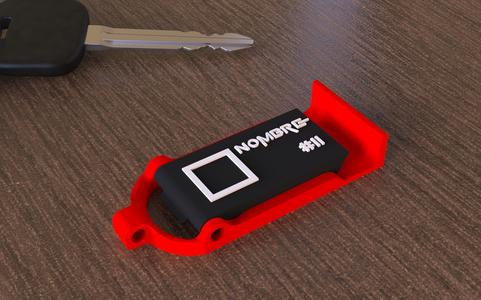 Keychain supports cell phone squid game