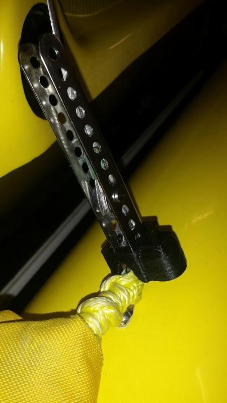 Securité pour lattes ridoirs ronstan sur trimaran Weta