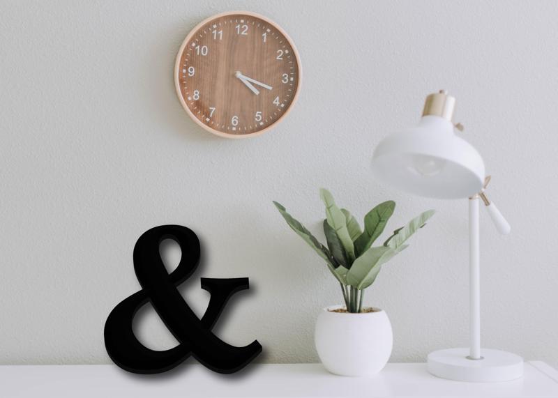 Decoration Ampersand Et-Zeichen