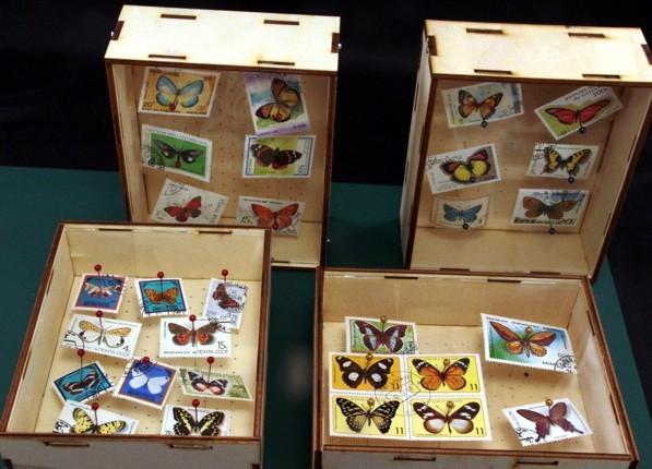 Butterfly in a box. Laser cut. Deco box. Just for fun