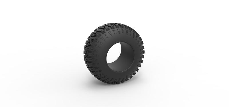 Diecast offroad tire 104 Scale 1:25