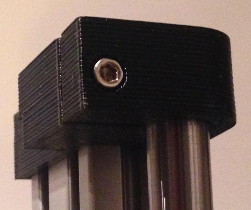 Amsterdamman's Square upper Z mount bracket for Reprap's Ormerod2