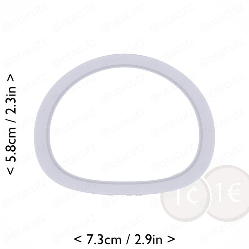 Mochi Cookie Cutter 2.5in / 6.4cm