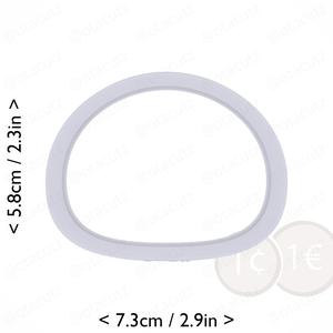 Mochi Cookie Cutter 2.5in / 6.4cm