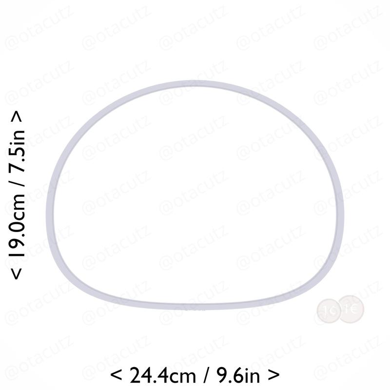 Mochi Cookie Cutter 9.25in / 23.5cm